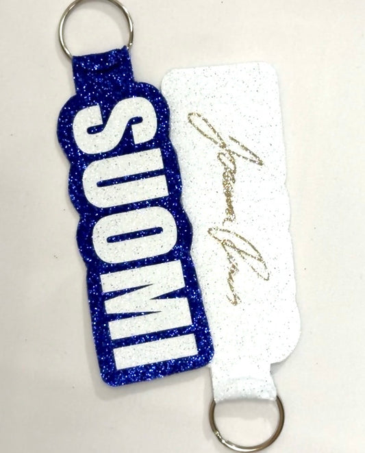 Joanna Remes x Fleva Bows bagtag SUOMI